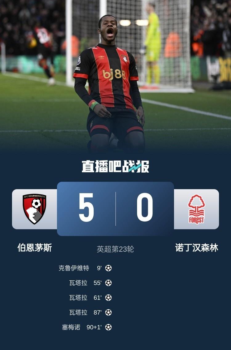 包含伯恩茅斯客场失利，逐渐陷入保级泥淖的词条